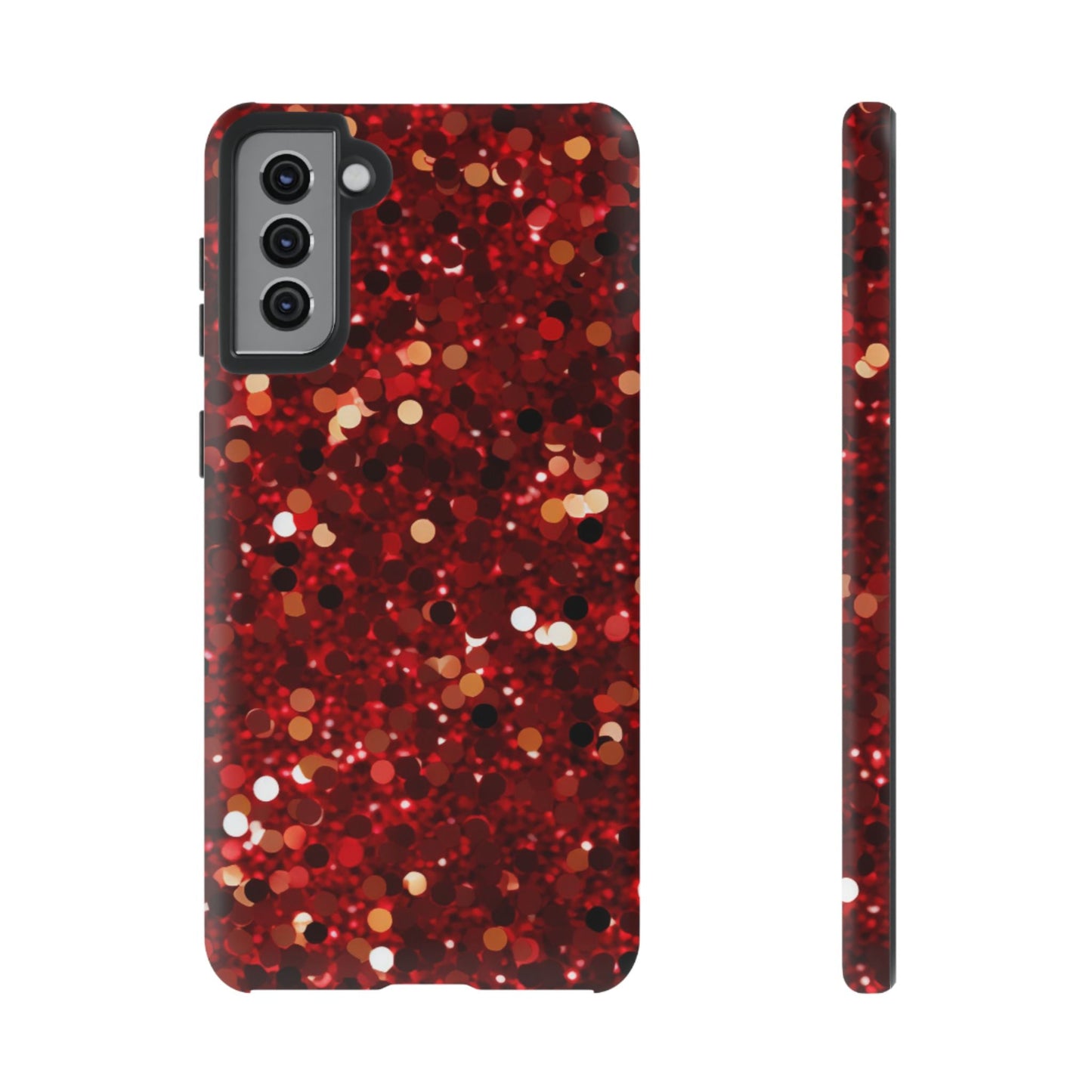 Ruby Red Glitter Sparkle - Samsung Galaxy Case - BOGO Cases