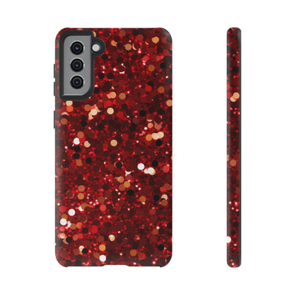 Ruby Red Glitter Sparkle - Samsung Galaxy Case - BOGO Cases