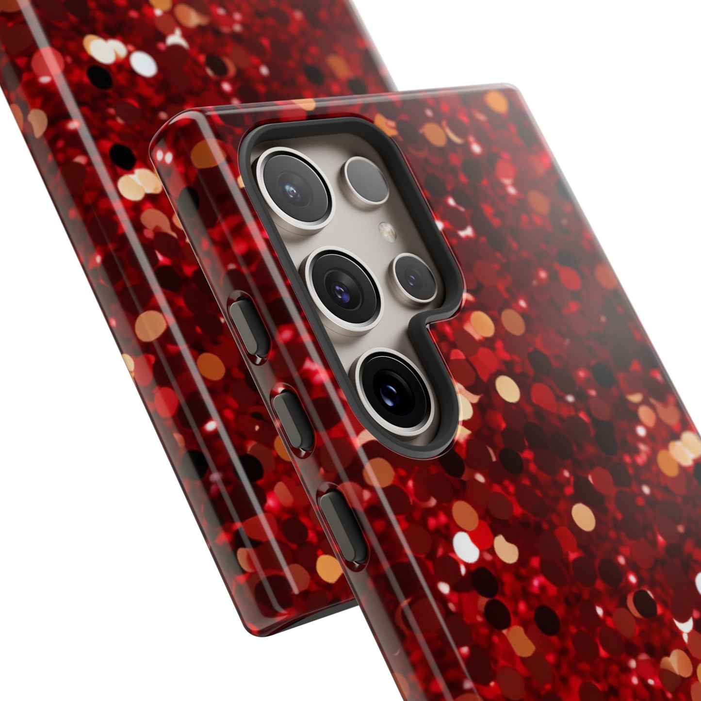 Ruby Red Glitter Sparkle - Samsung Galaxy Case - BOGO Cases