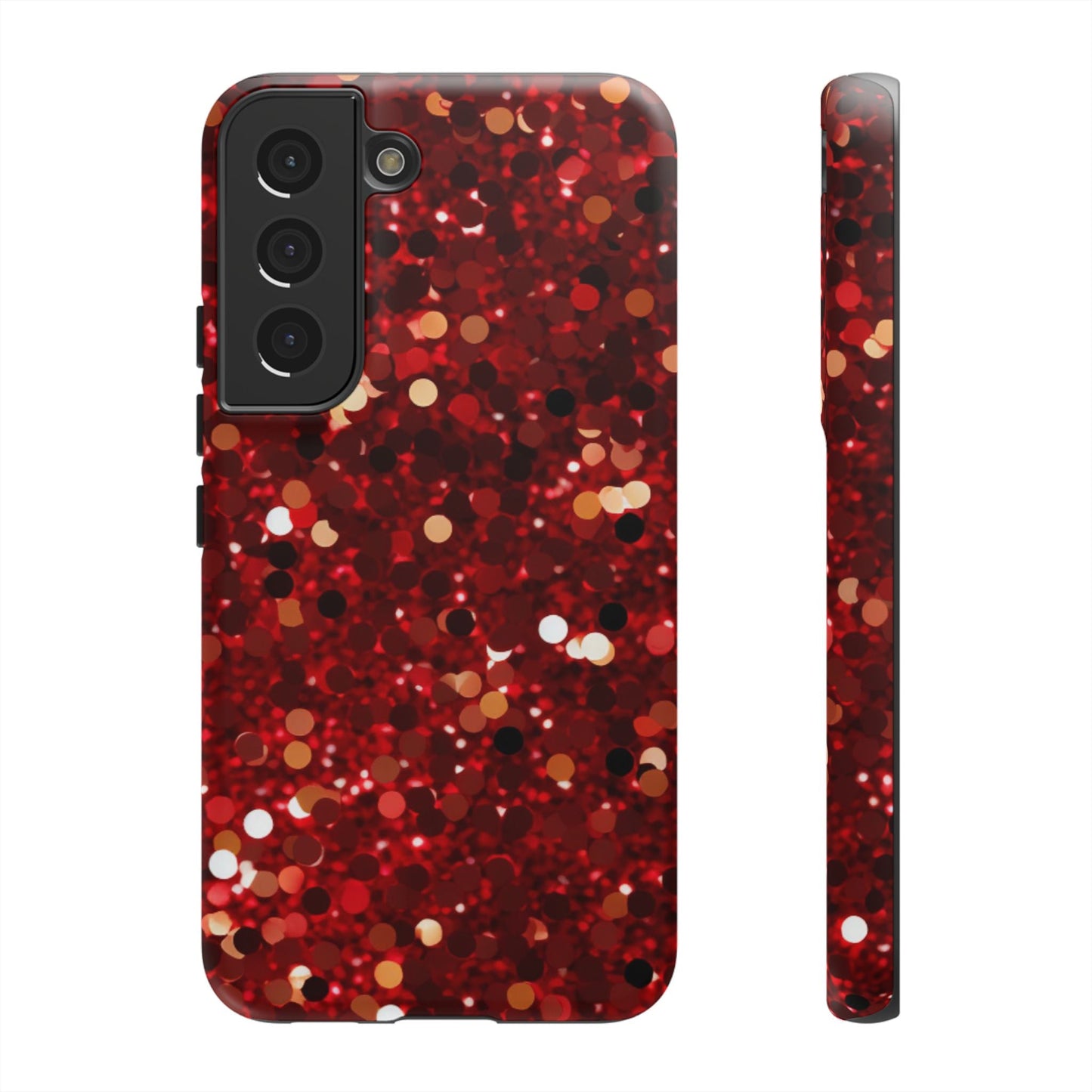 Ruby Red Glitter Sparkle - Samsung Galaxy Case - BOGO Cases
