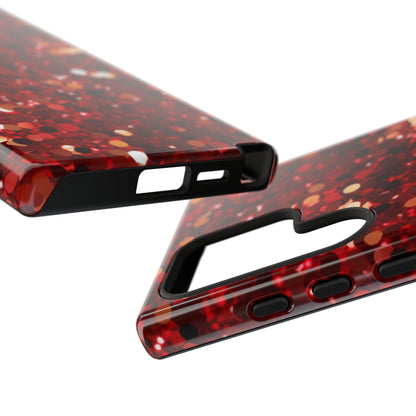 Ruby Red Glitter Sparkle - Samsung Galaxy Case - BOGO Cases