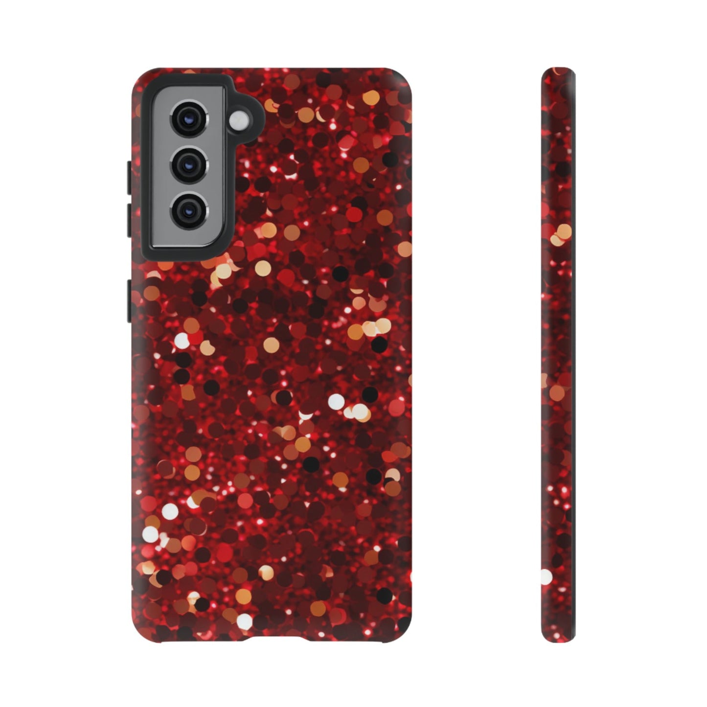 Ruby Red Glitter Sparkle - Samsung Galaxy Case - BOGO Cases