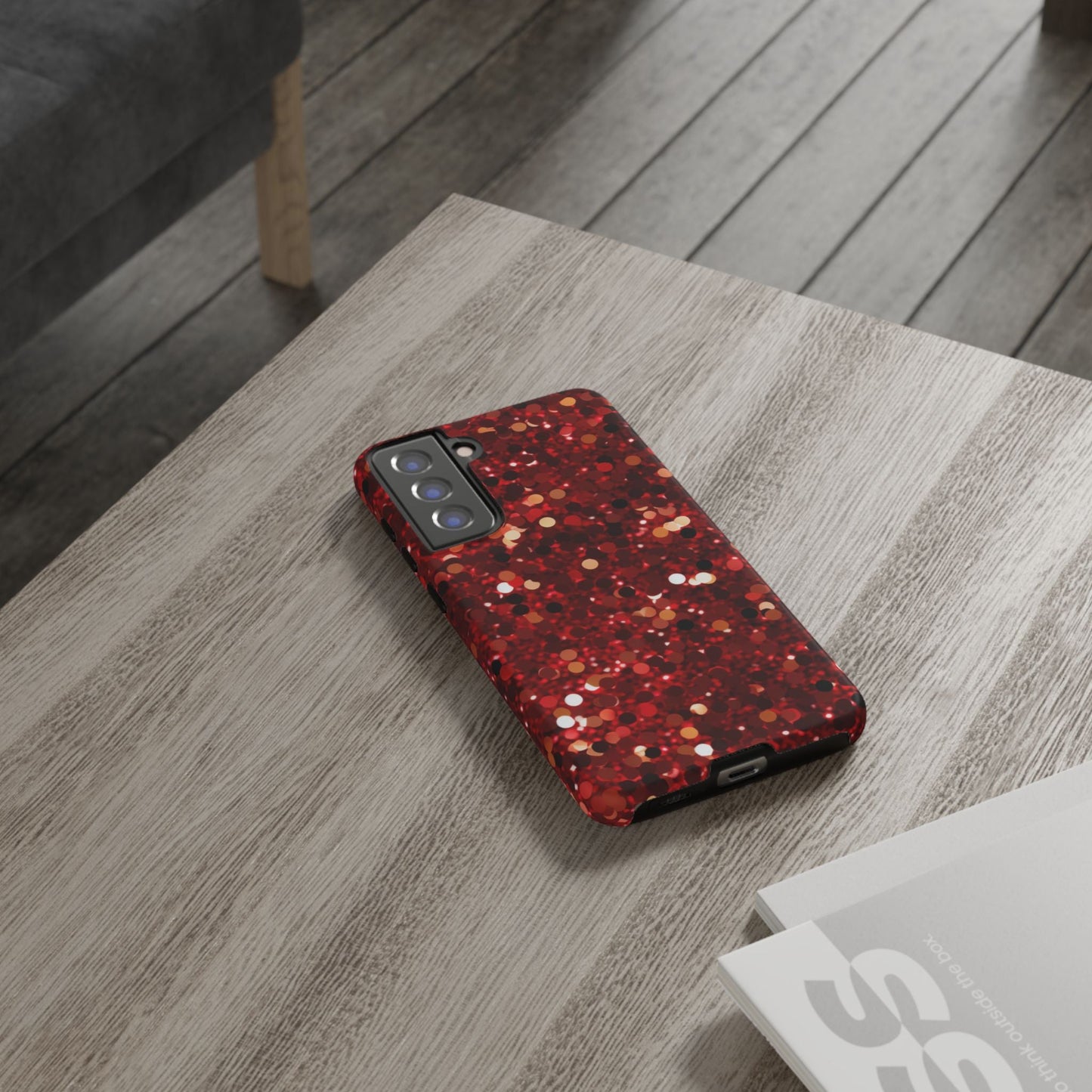 Ruby Red Glitter Sparkle - Samsung Galaxy Case - BOGO Cases
