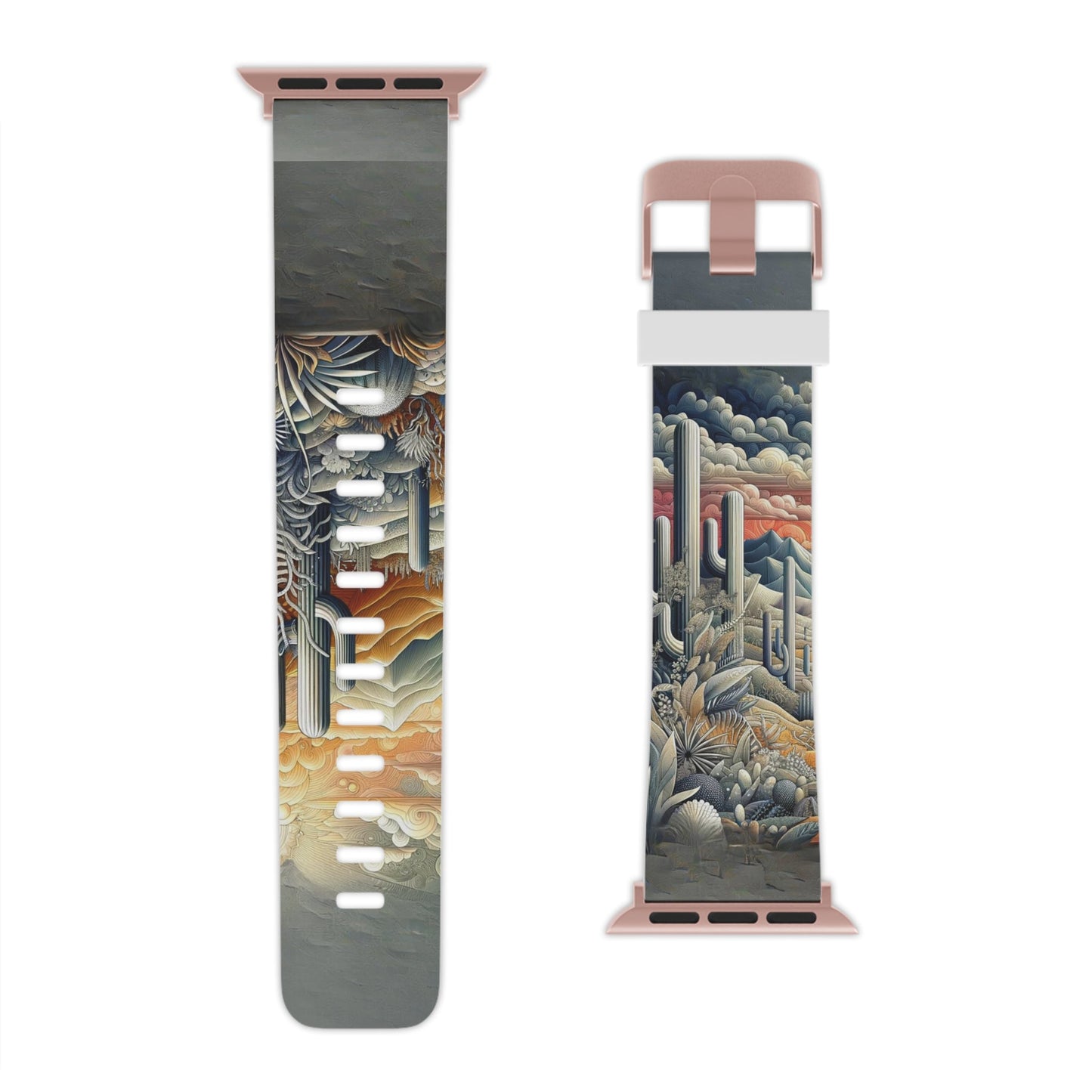 Rugged Elegance Cactus Apple Watch Band - BOGO Cases