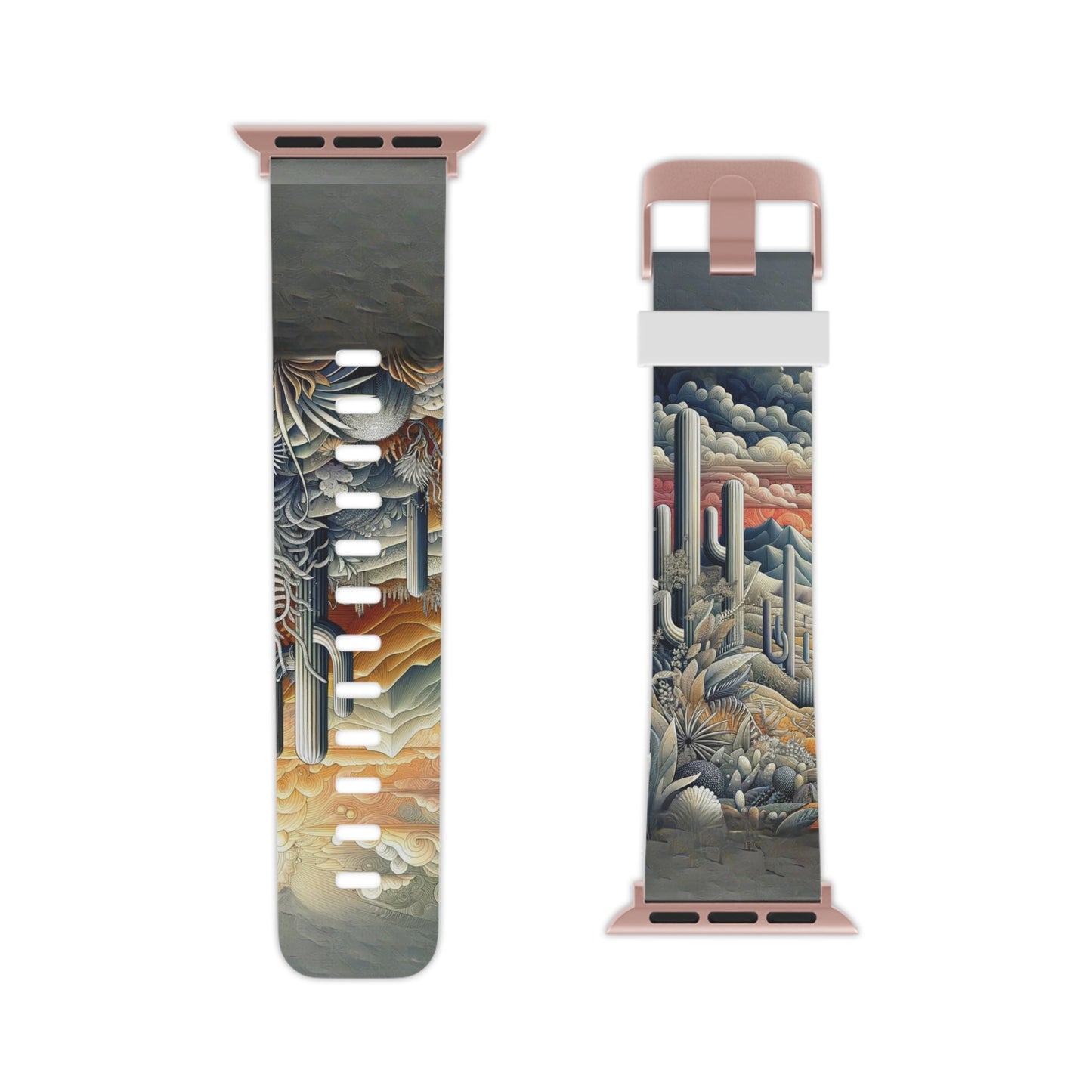 Rugged Elegance Cactus Apple Watch Band - BOGO Cases