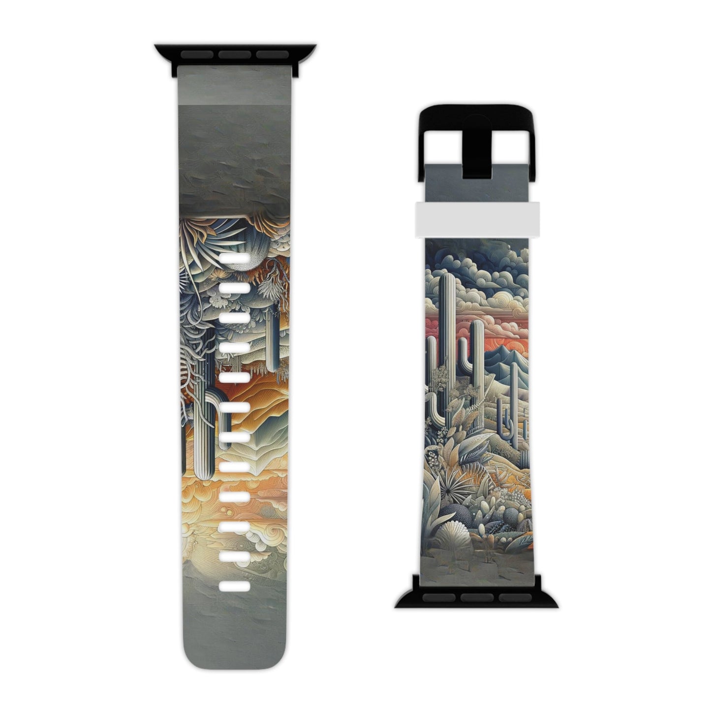 Rugged Elegance Cactus Apple Watch Band - BOGO Cases