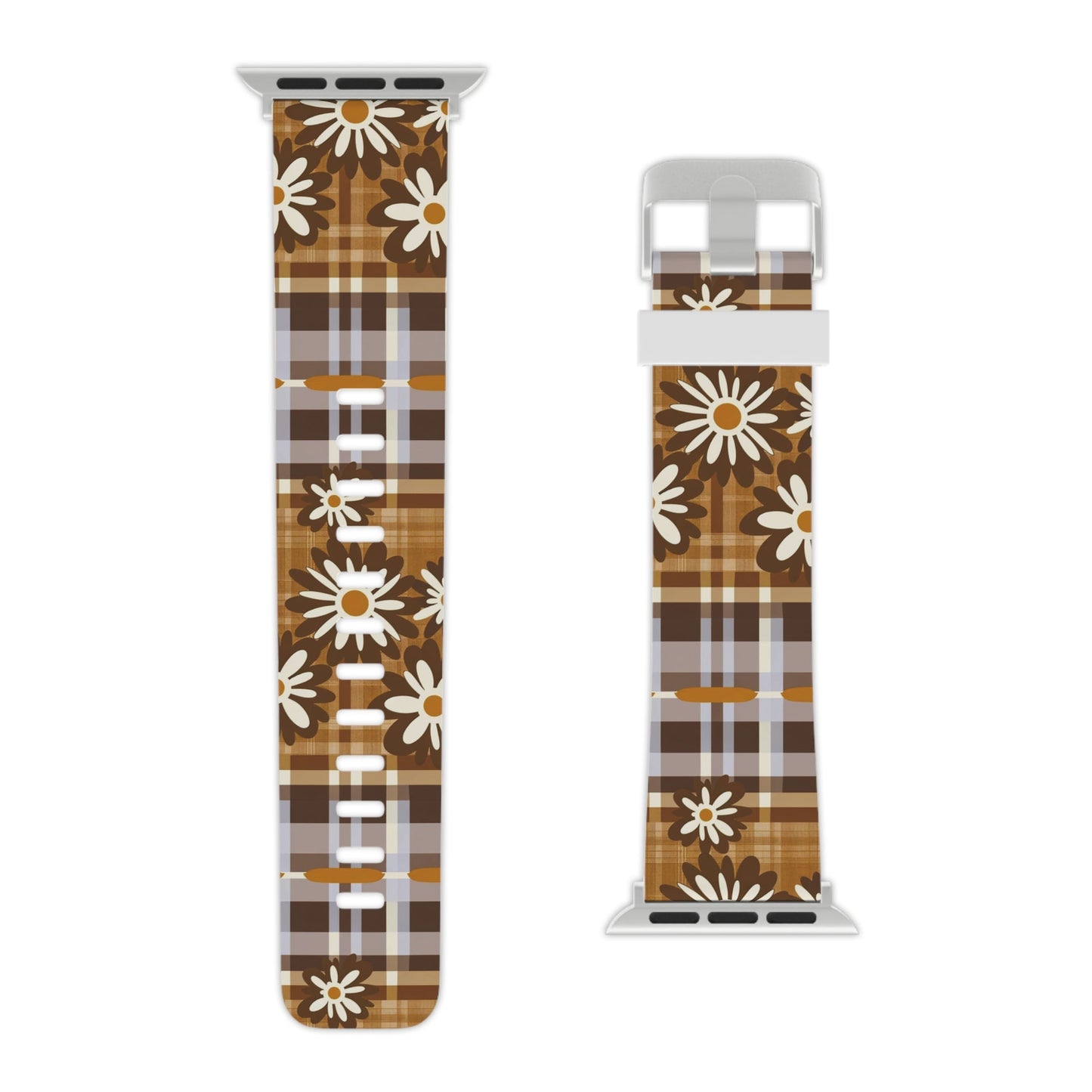 Rustic Bloom Plaid Apple Watch Band - BOGO Cases