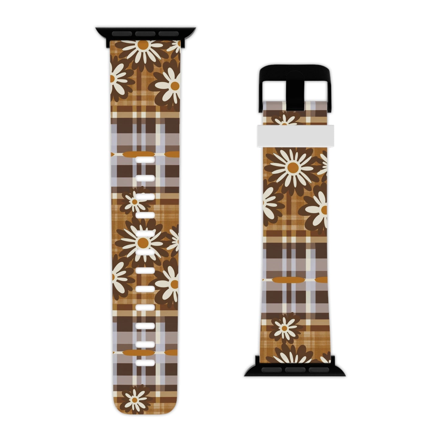 Rustic Bloom Plaid Apple Watch Band - BOGO Cases