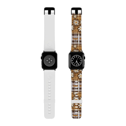 Rustic Bloom Plaid Apple Watch Band - BOGO Cases