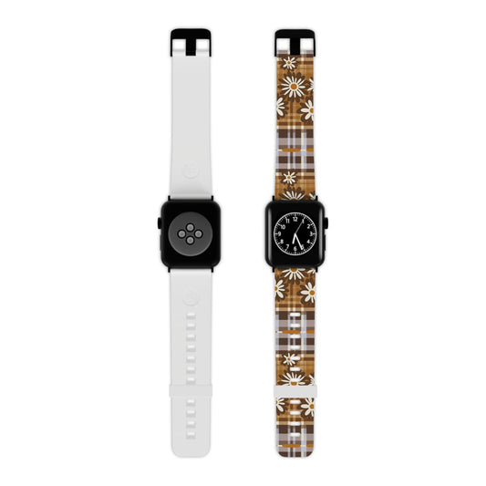 Rustic Bloom Plaid Apple Watch Band - BOGO Cases