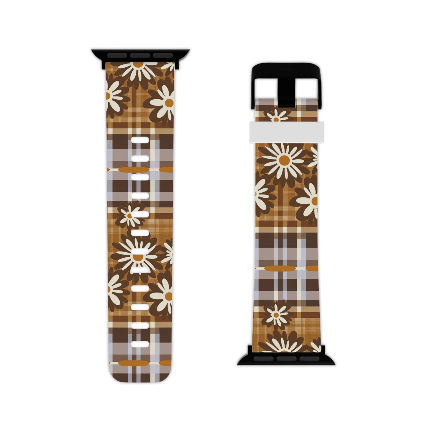 Rustic Bloom Plaid Apple Watch Band - BOGO Cases