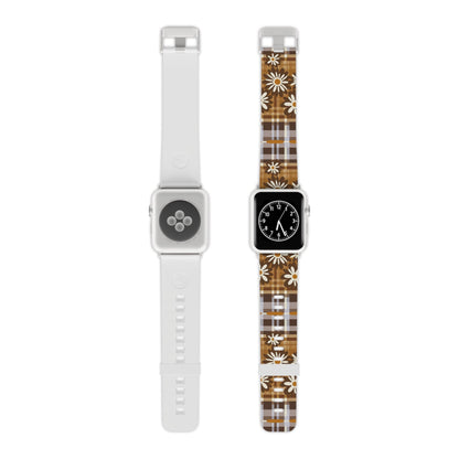 Rustic Bloom Plaid Apple Watch Band - BOGO Cases