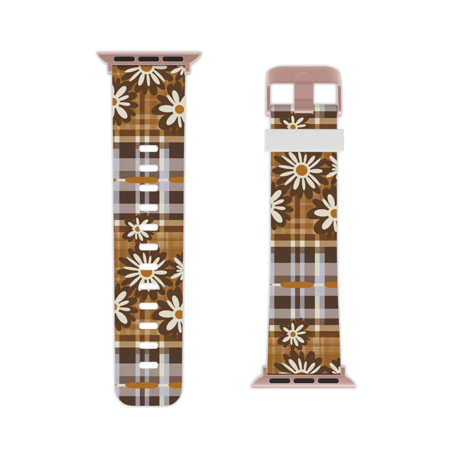 Rustic Bloom Plaid Apple Watch Band - BOGO Cases