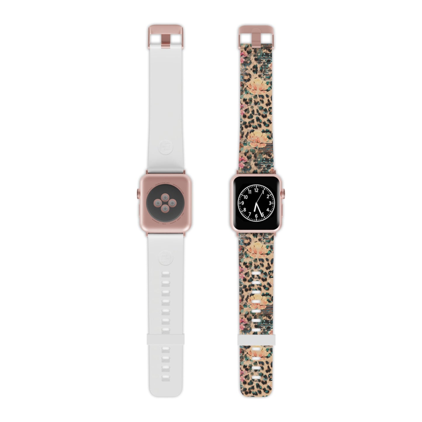 Rustic Floral Leopard Apple Watch Band - BOGO Cases