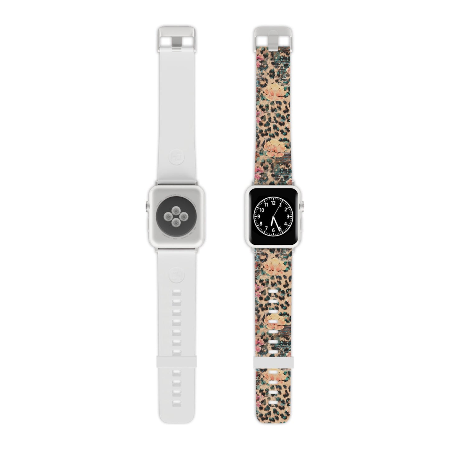 Rustic Floral Leopard Apple Watch Band - BOGO Cases