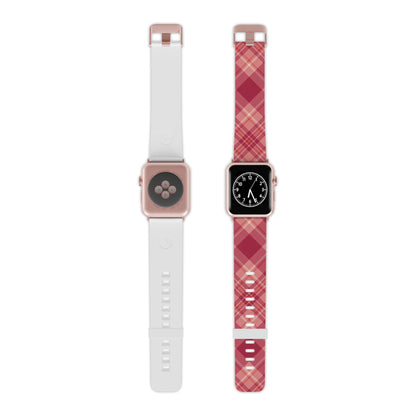 Rustic Red Plaid Apple Watch Band - BOGO Cases