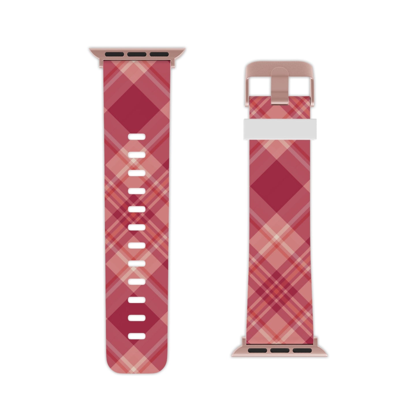Rustic Red Plaid Apple Watch Band - BOGO Cases