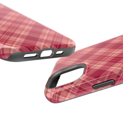 Rustic Red Plaid – MagSafe iPhone Case - BOGO Cases