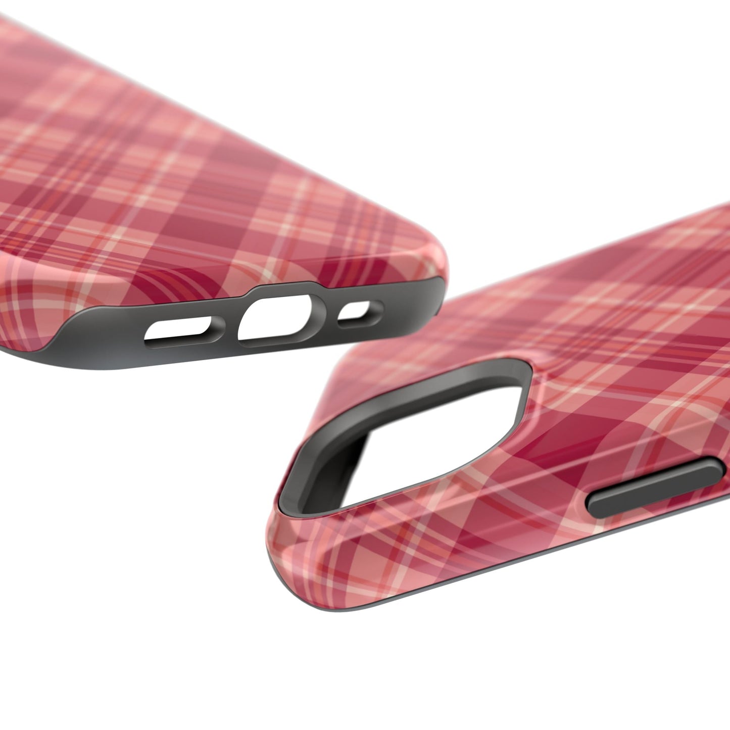 Rustic Red Plaid – MagSafe iPhone Case - BOGO Cases