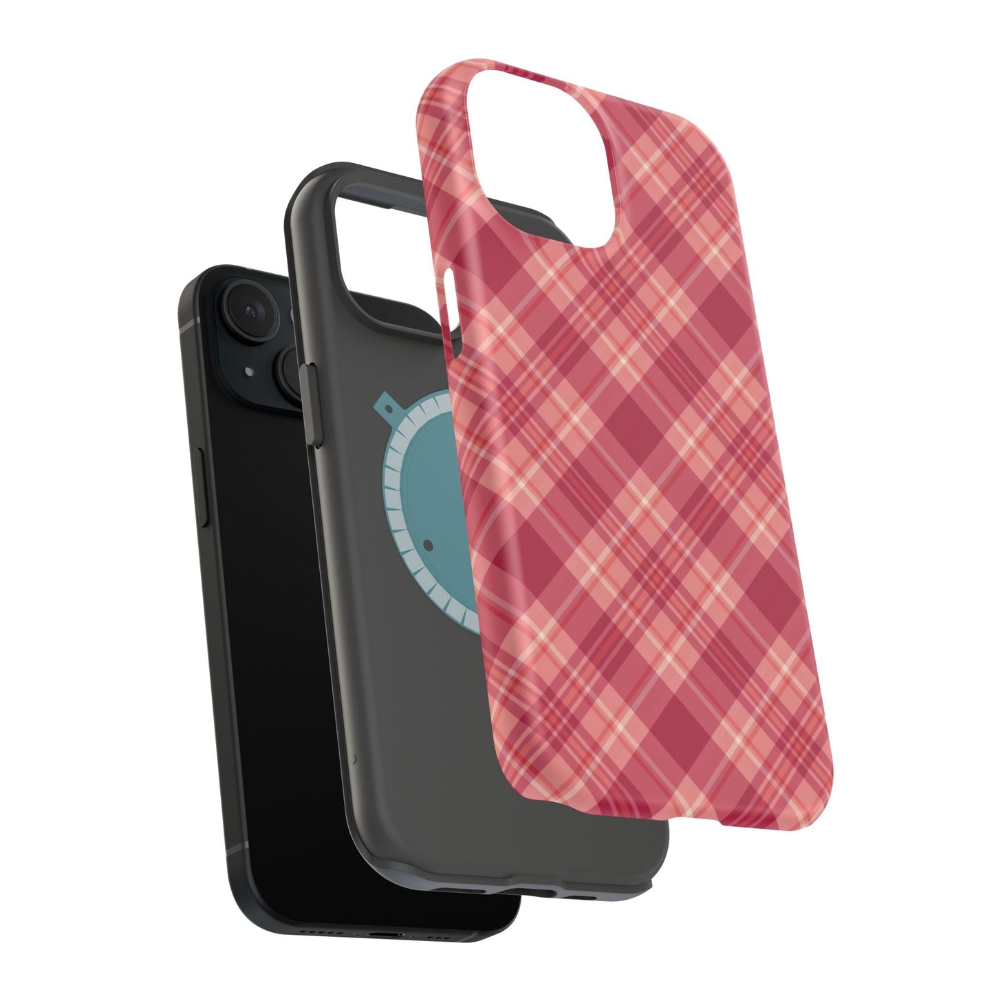Rustic Red Plaid – MagSafe iPhone Case - BOGO Cases