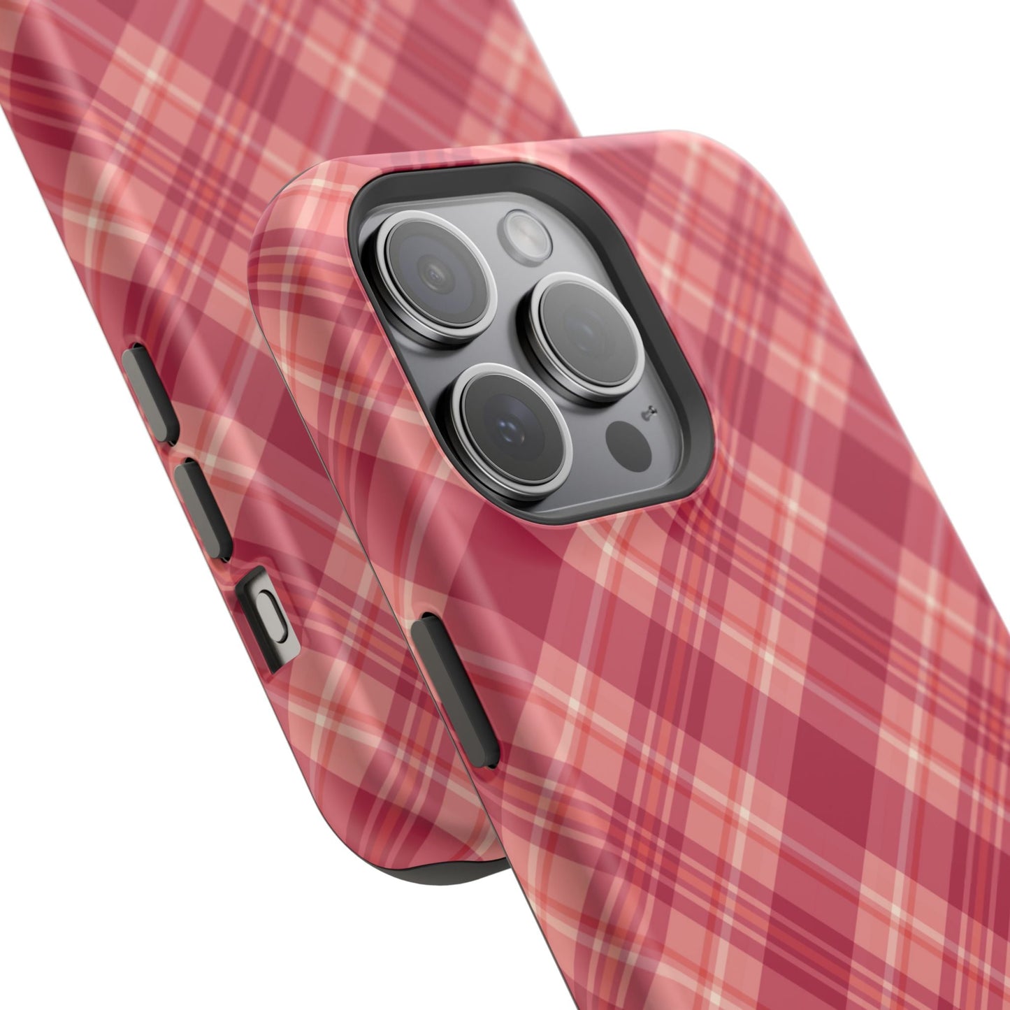 Rustic Red Plaid – MagSafe iPhone Case - BOGO Cases