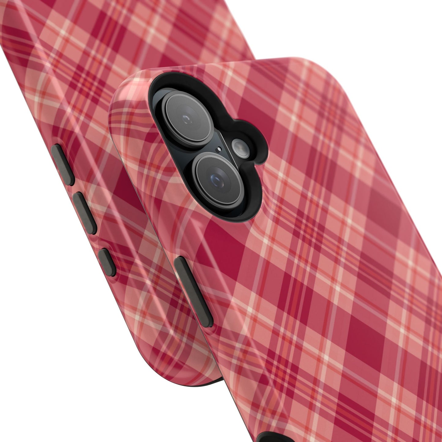 Rustic Red Plaid – MagSafe iPhone Case - BOGO Cases