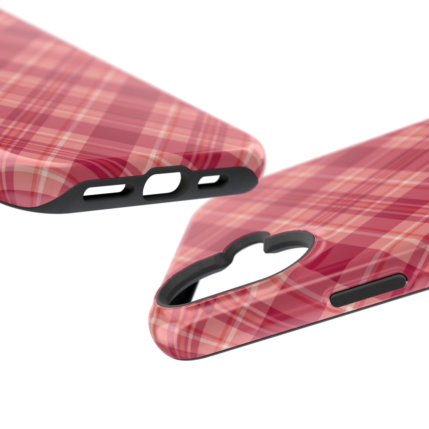 Rustic Red Plaid – MagSafe iPhone Case - BOGO Cases