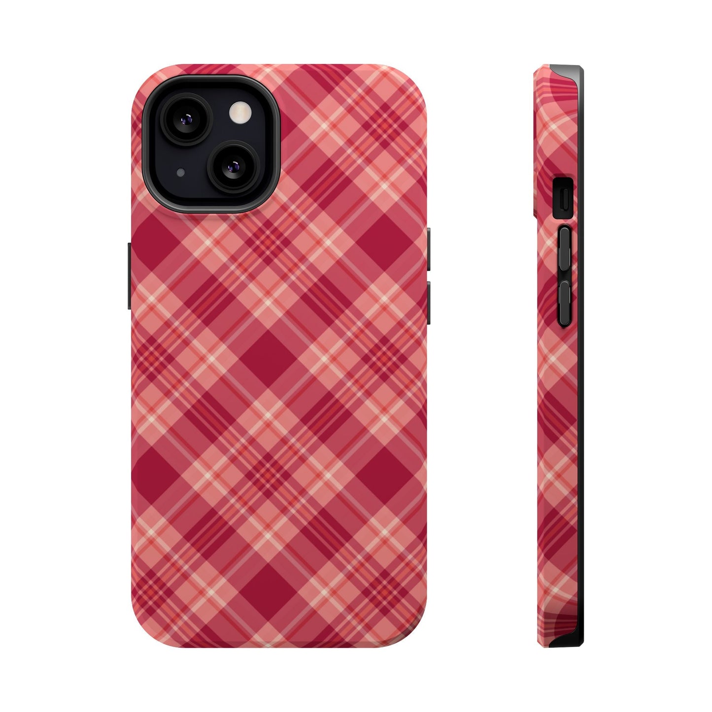 Rustic Red Plaid – MagSafe iPhone Case - BOGO Cases