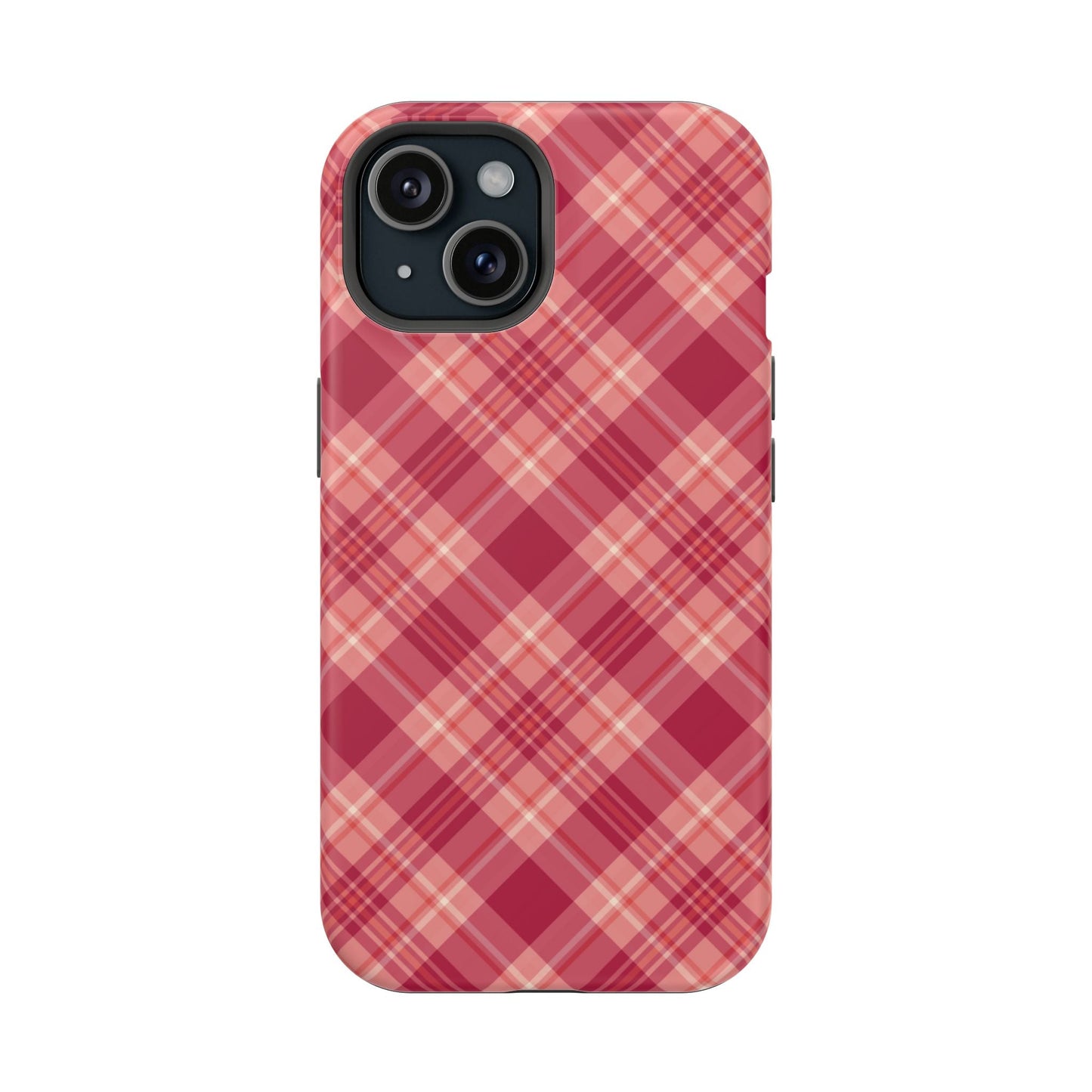 Rustic Red Plaid – MagSafe iPhone Case - BOGO Cases