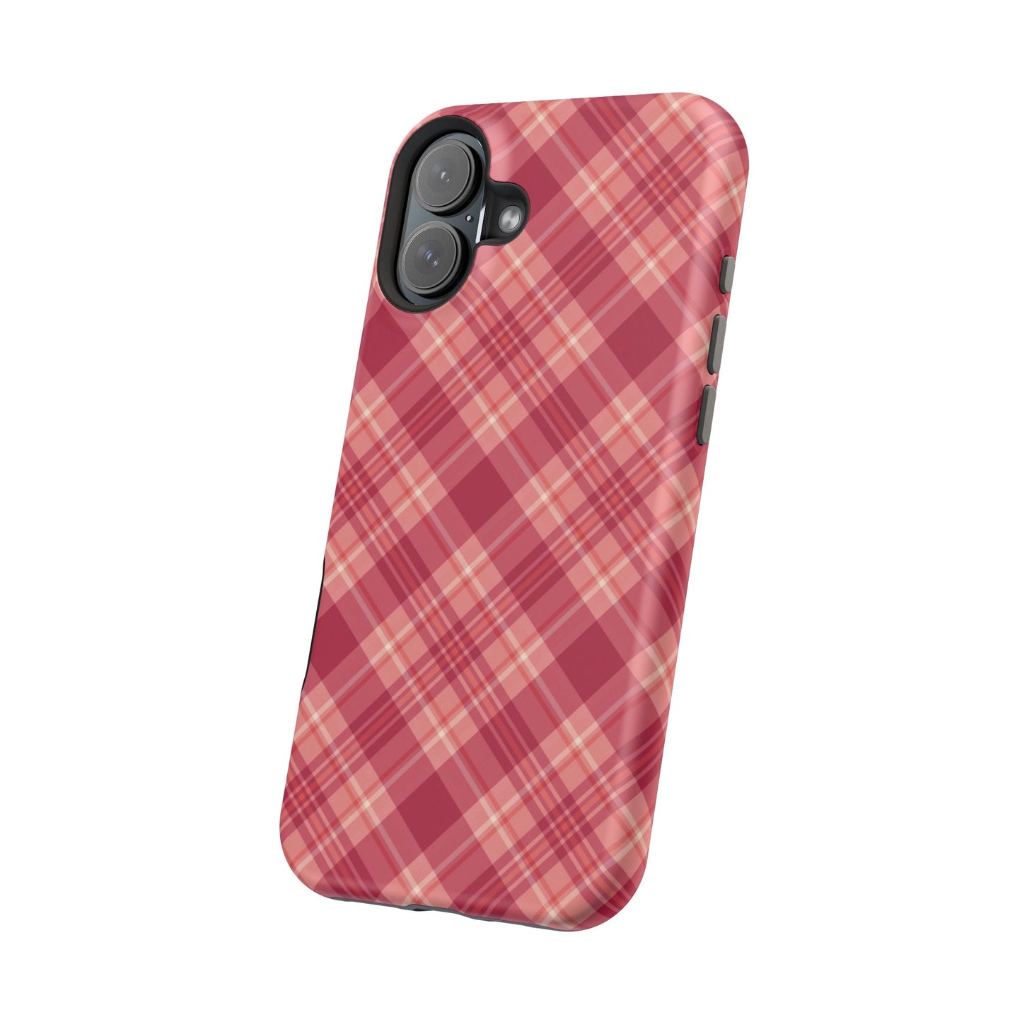 Rustic Red Plaid – MagSafe iPhone Case - BOGO Cases
