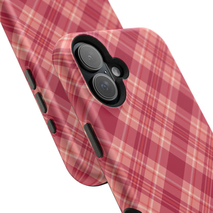 Rustic Red Plaid – MagSafe iPhone Case - BOGO Cases