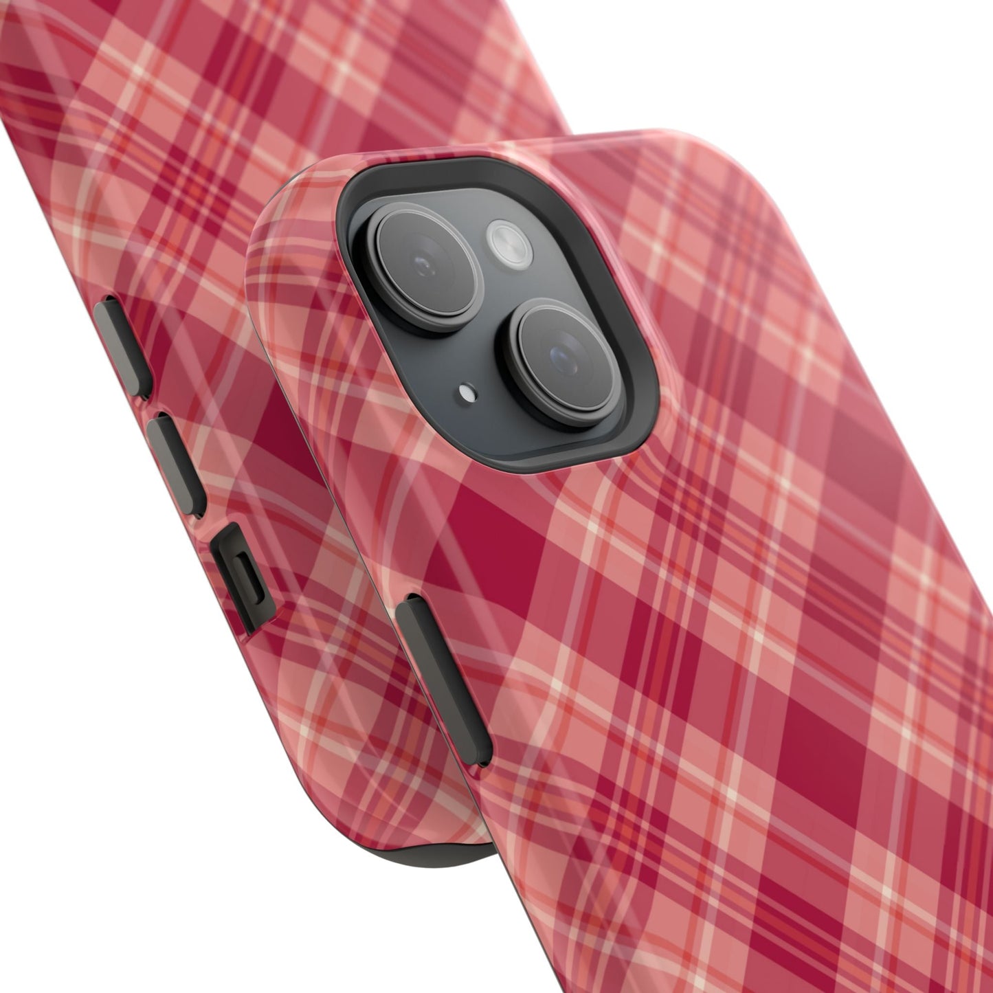 Rustic Red Plaid – MagSafe iPhone Case - BOGO Cases
