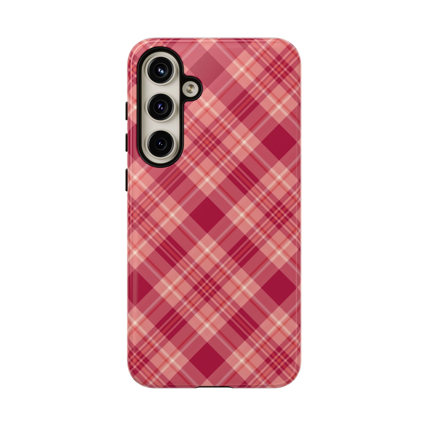 Rustic Red Plaid – Samsung Galaxy Case - BOGO Cases