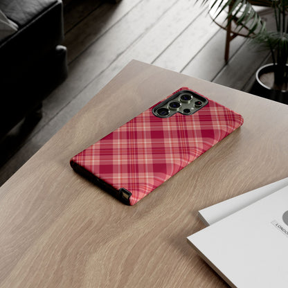 Rustic Red Plaid – Samsung Galaxy Case - BOGO Cases