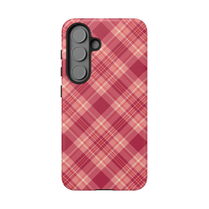 Rustic Red Plaid – Samsung Galaxy Case - BOGO Cases