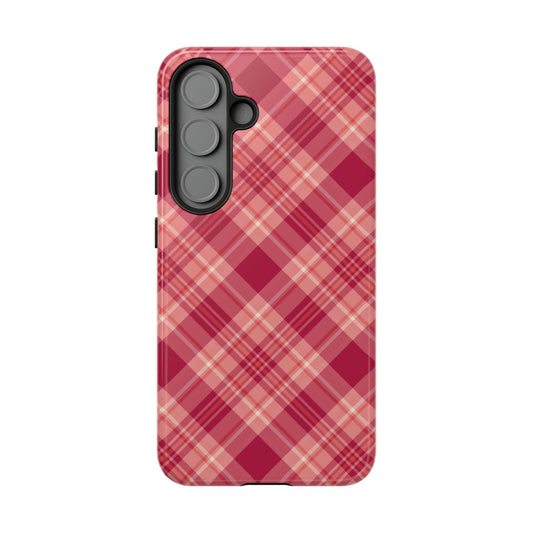 Rustic Red Plaid – Samsung Galaxy Case - BOGO Cases