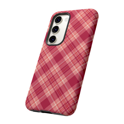 Rustic Red Plaid – Samsung Galaxy Case - BOGO Cases