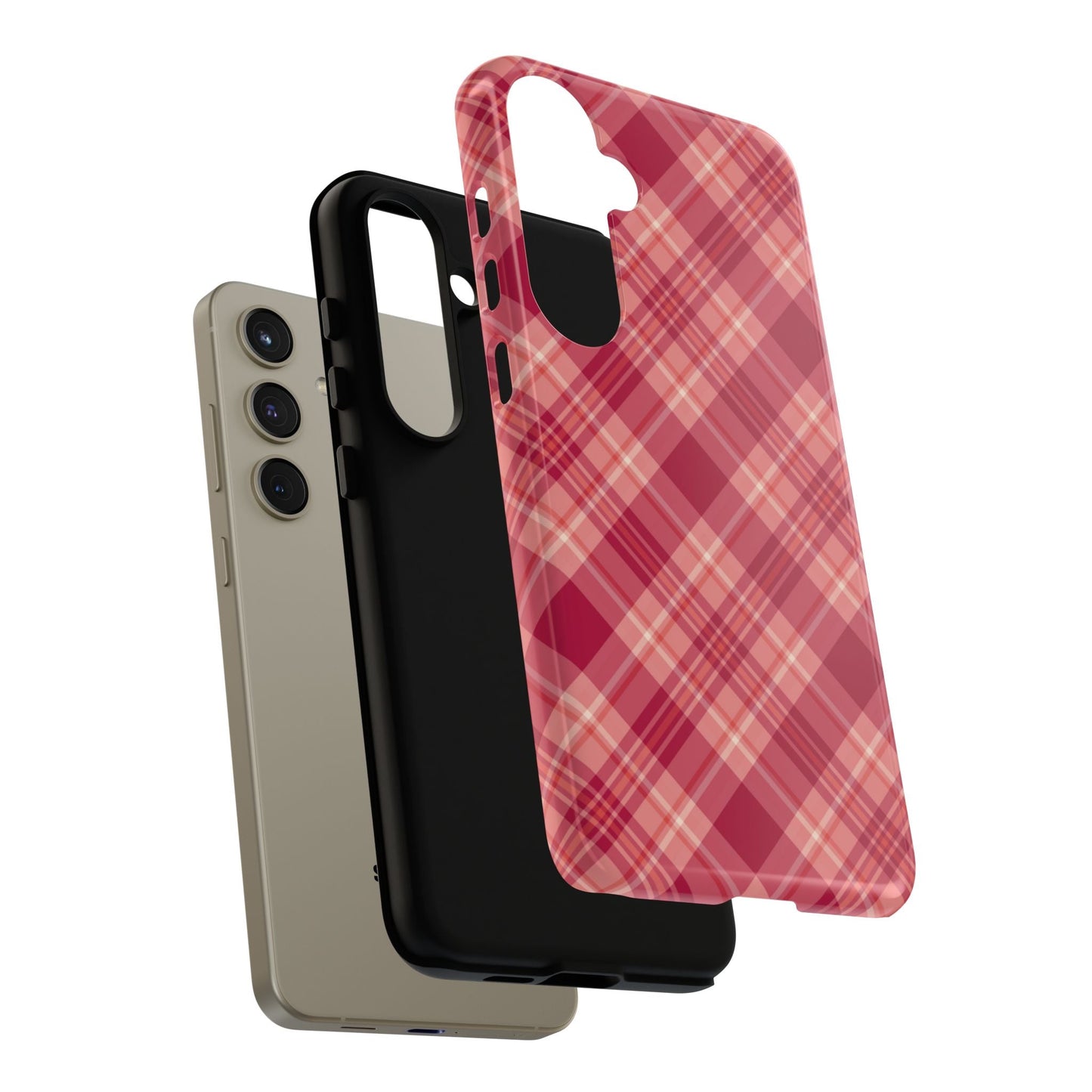Rustic Red Plaid – Samsung Galaxy Case - BOGO Cases