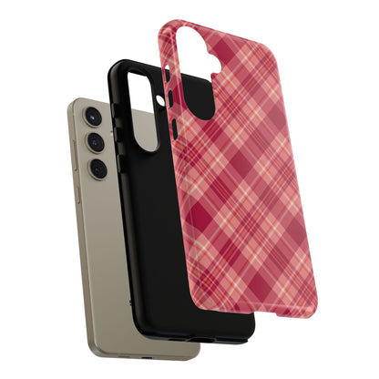 Rustic Red Plaid – Samsung Galaxy Case - BOGO Cases