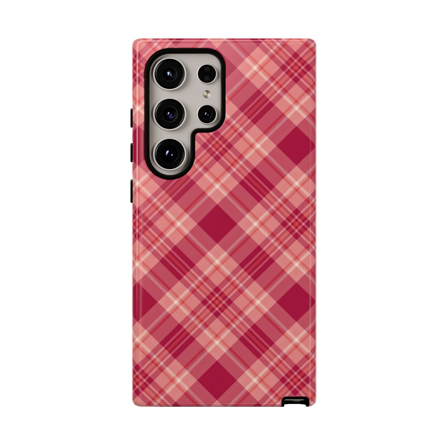 Rustic Red Plaid – Samsung Galaxy Case - BOGO Cases