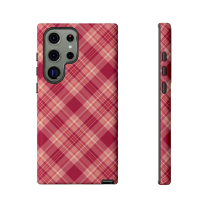 Rustic Red Plaid – Samsung Galaxy Case - BOGO Cases