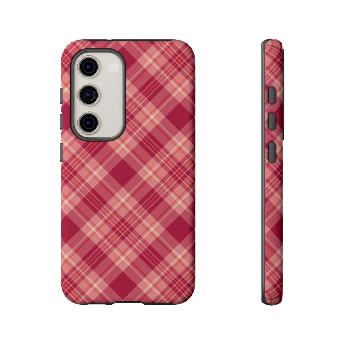 Rustic Red Plaid – Samsung Galaxy Case - BOGO Cases
