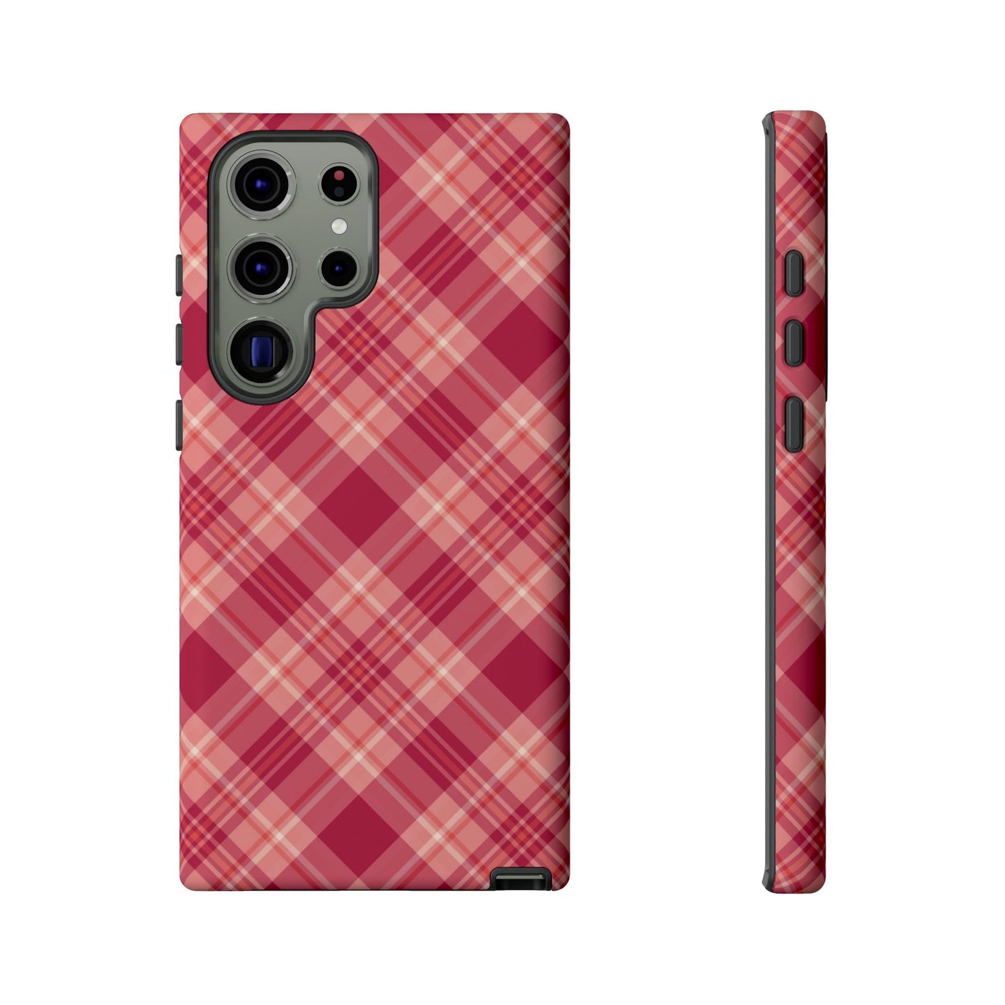 Rustic Red Plaid – Samsung Galaxy Case - BOGO Cases