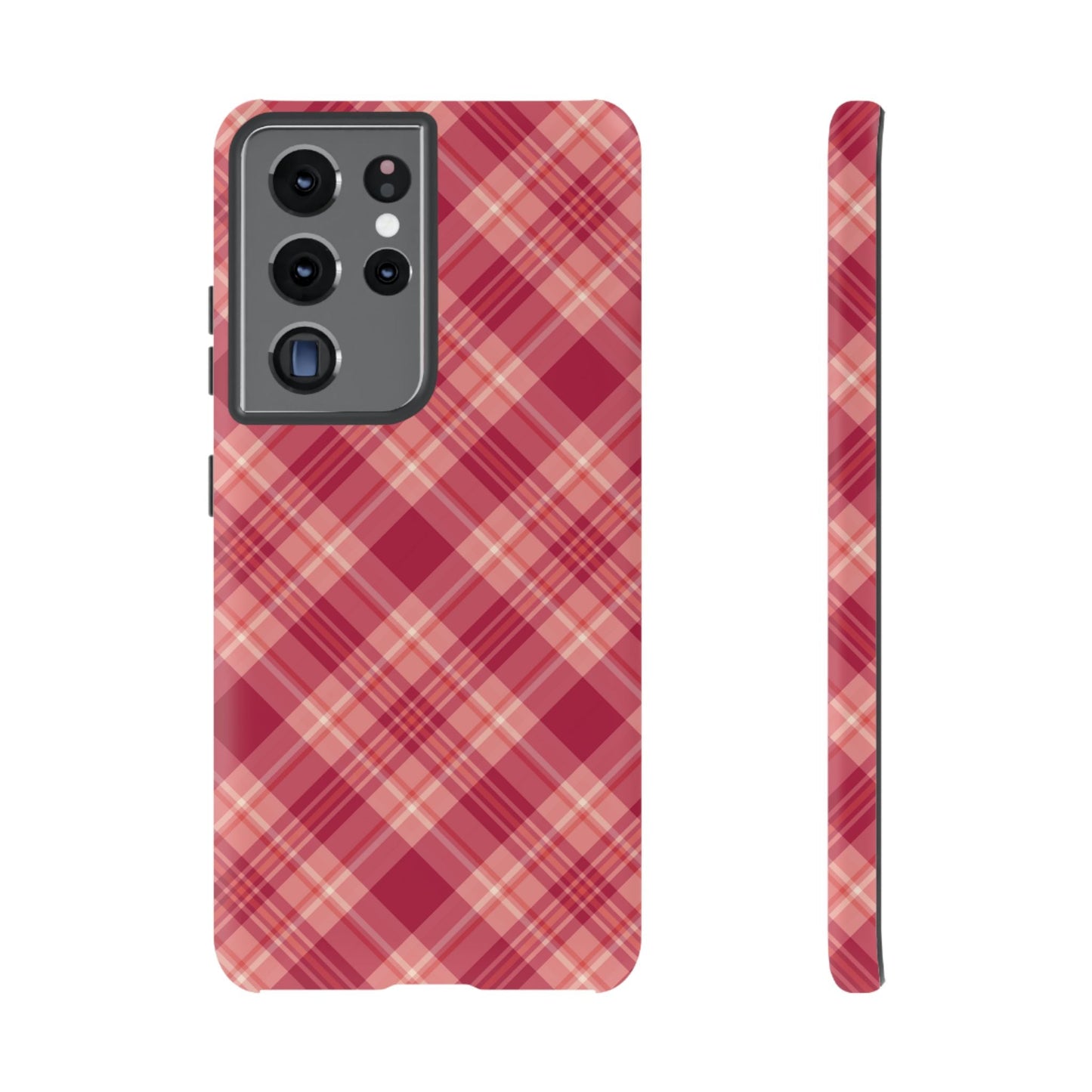 Rustic Red Plaid – Samsung Galaxy Case - BOGO Cases