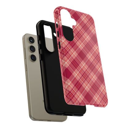Rustic Red Plaid – Samsung Galaxy Case - BOGO Cases