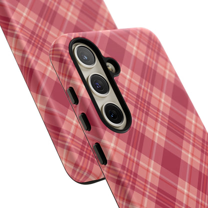 Rustic Red Plaid – Samsung Galaxy Case - BOGO Cases