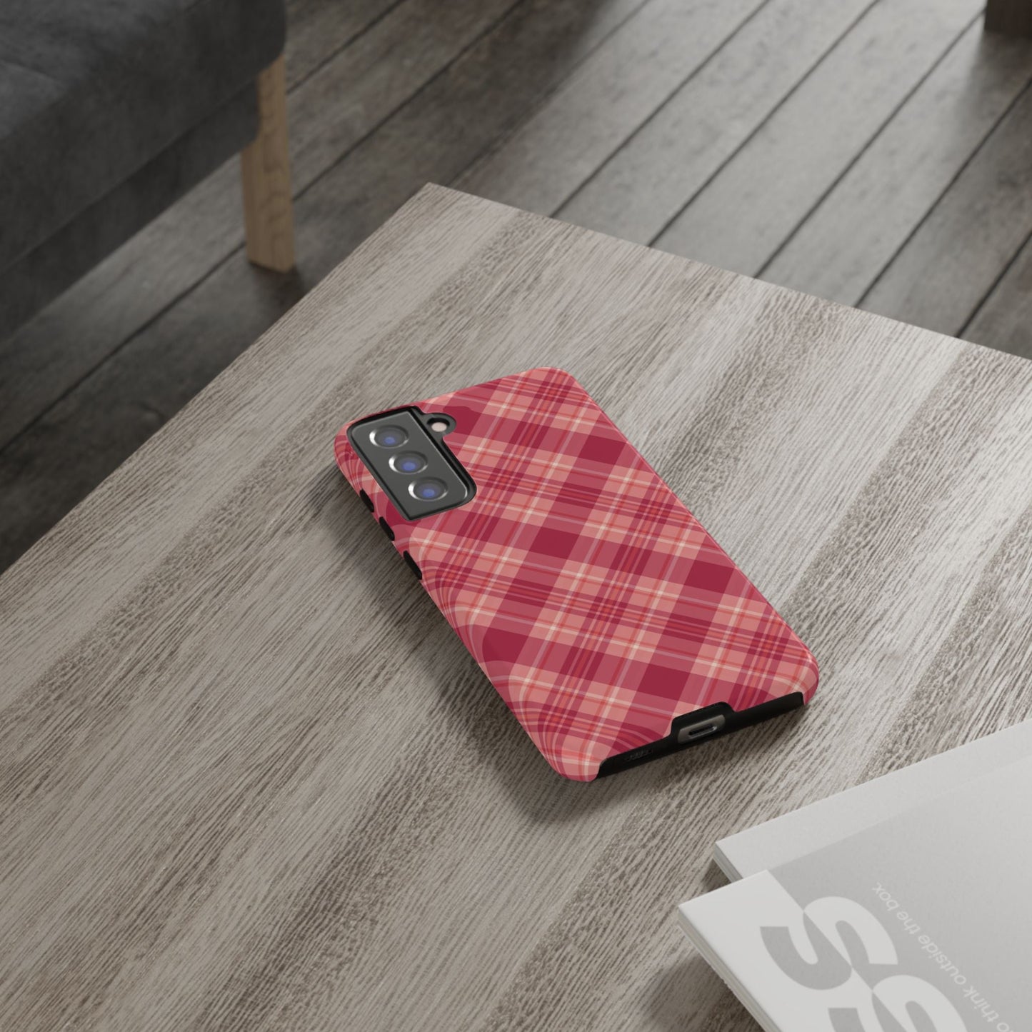 Rustic Red Plaid – Samsung Galaxy Case - BOGO Cases