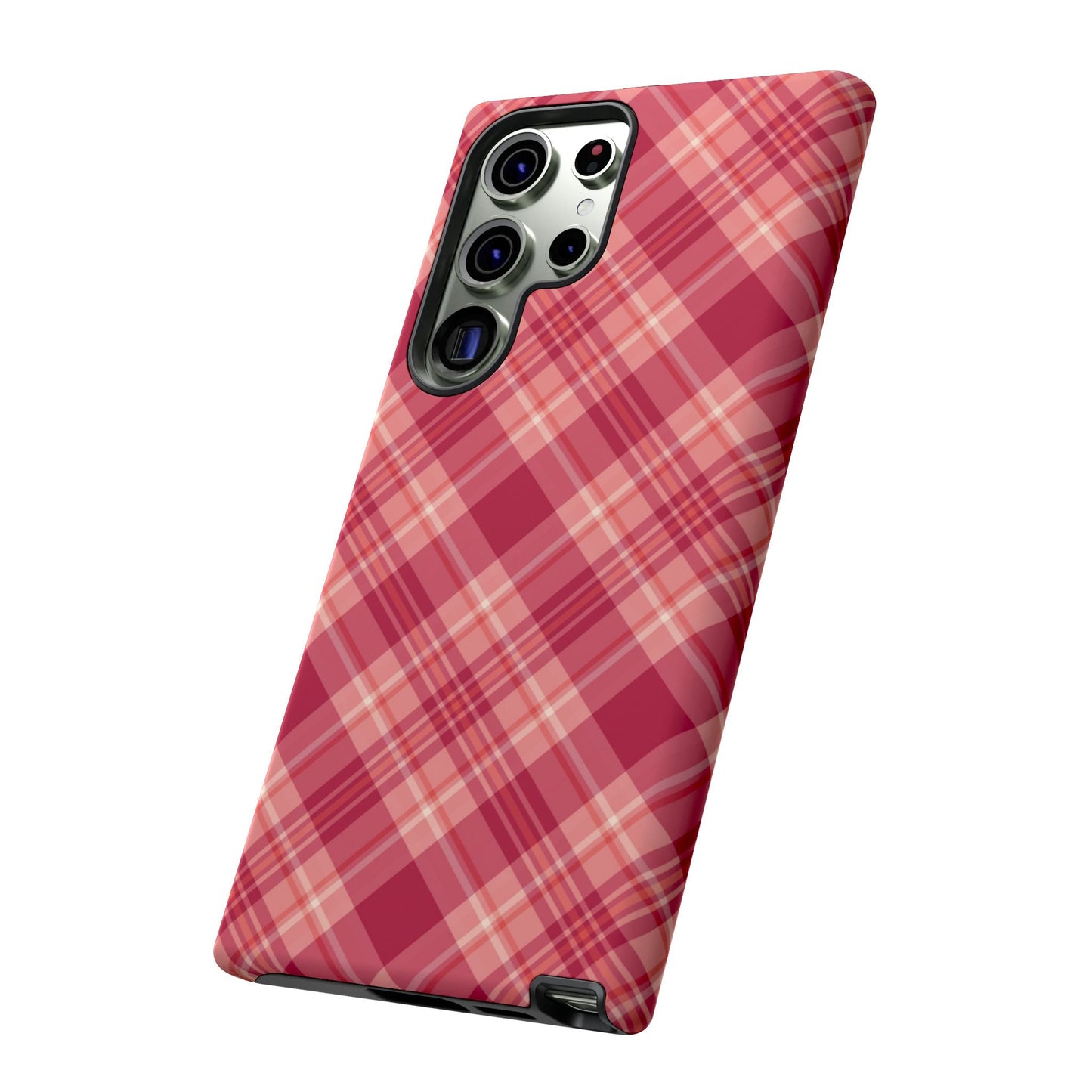 Rustic Red Plaid – Samsung Galaxy Case - BOGO Cases