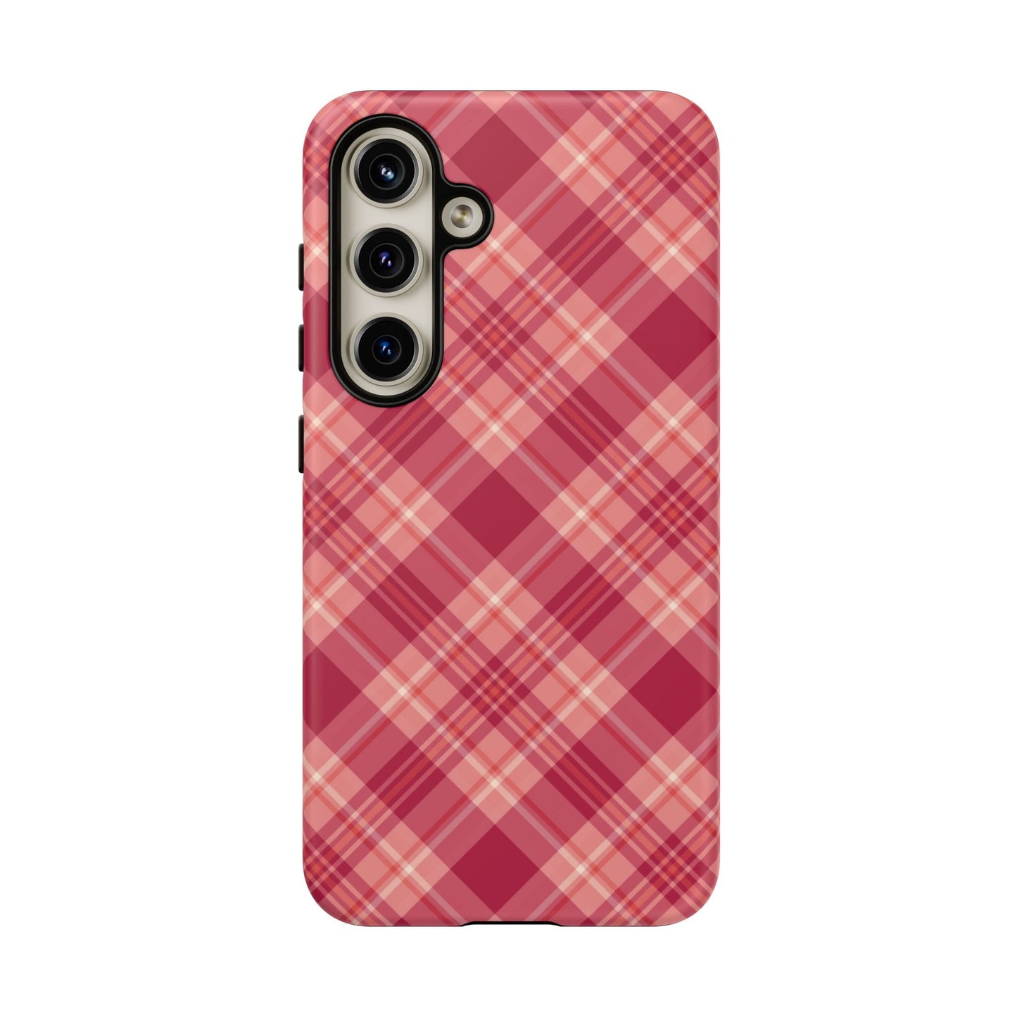 Rustic Red Plaid – Samsung Galaxy Case - BOGO Cases