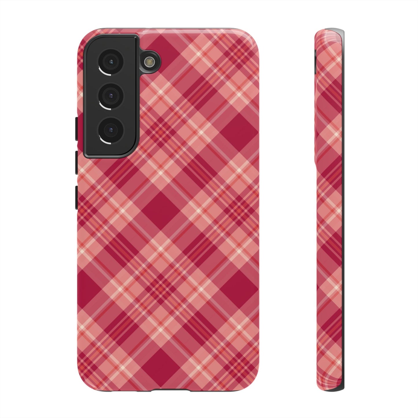 Rustic Red Plaid – Samsung Galaxy Case - BOGO Cases
